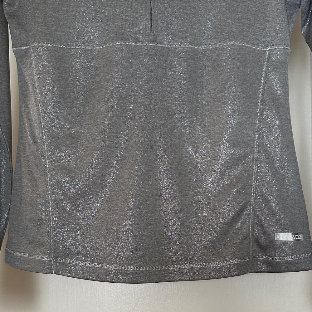 Cutter & Buck Annika Metallic Gray Top - Picture 4 of 5